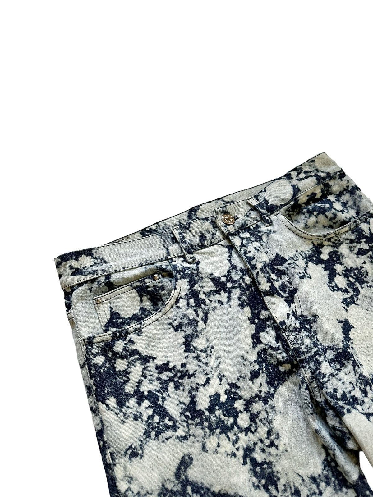 Louis Vuitton 2019 Plain Rainbow Runway Dorothy Poppy Bleach Flare Denim Size US 30 / EU 46 - 5 Thumbnail