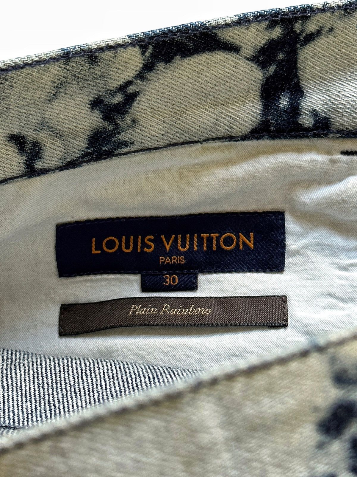 Louis Vuitton 2019 Plain Rainbow Runway Dorothy Poppy Bleach Flare Denim Size US 30 / EU 46 - 13 Thumbnail