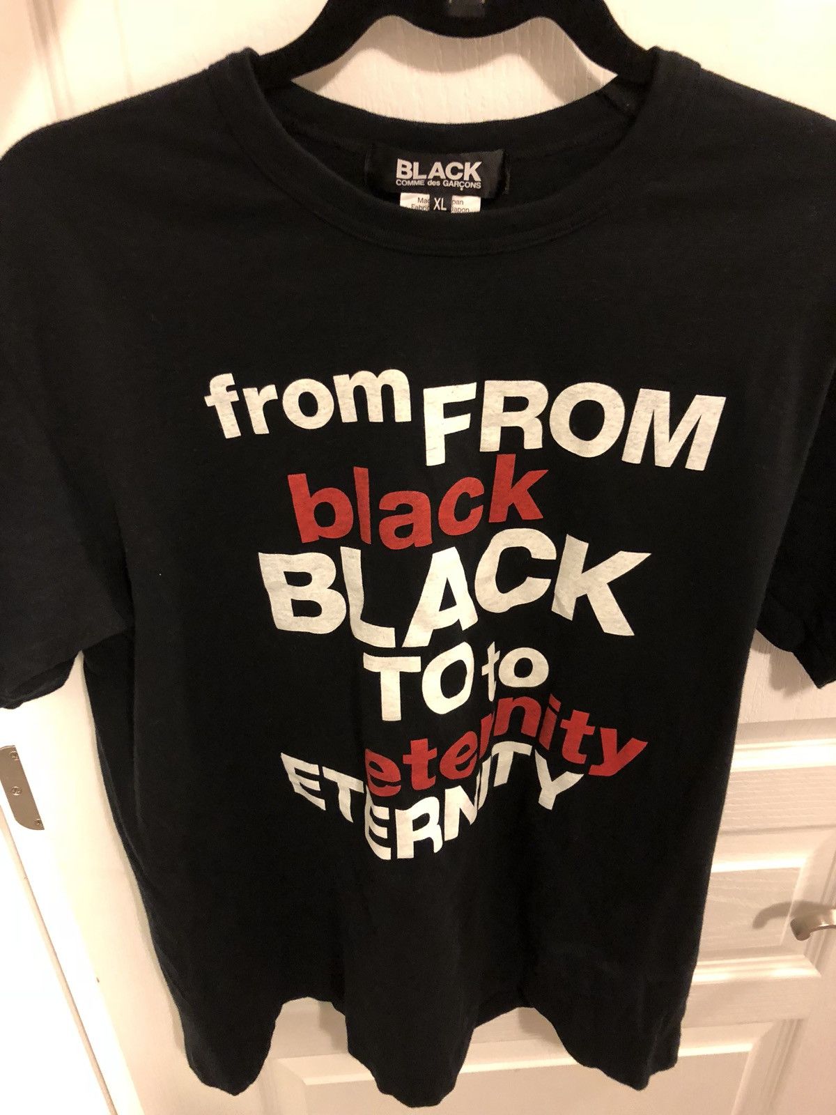 Comme des Garcons Black CDG Line Black To Eternity Grailed