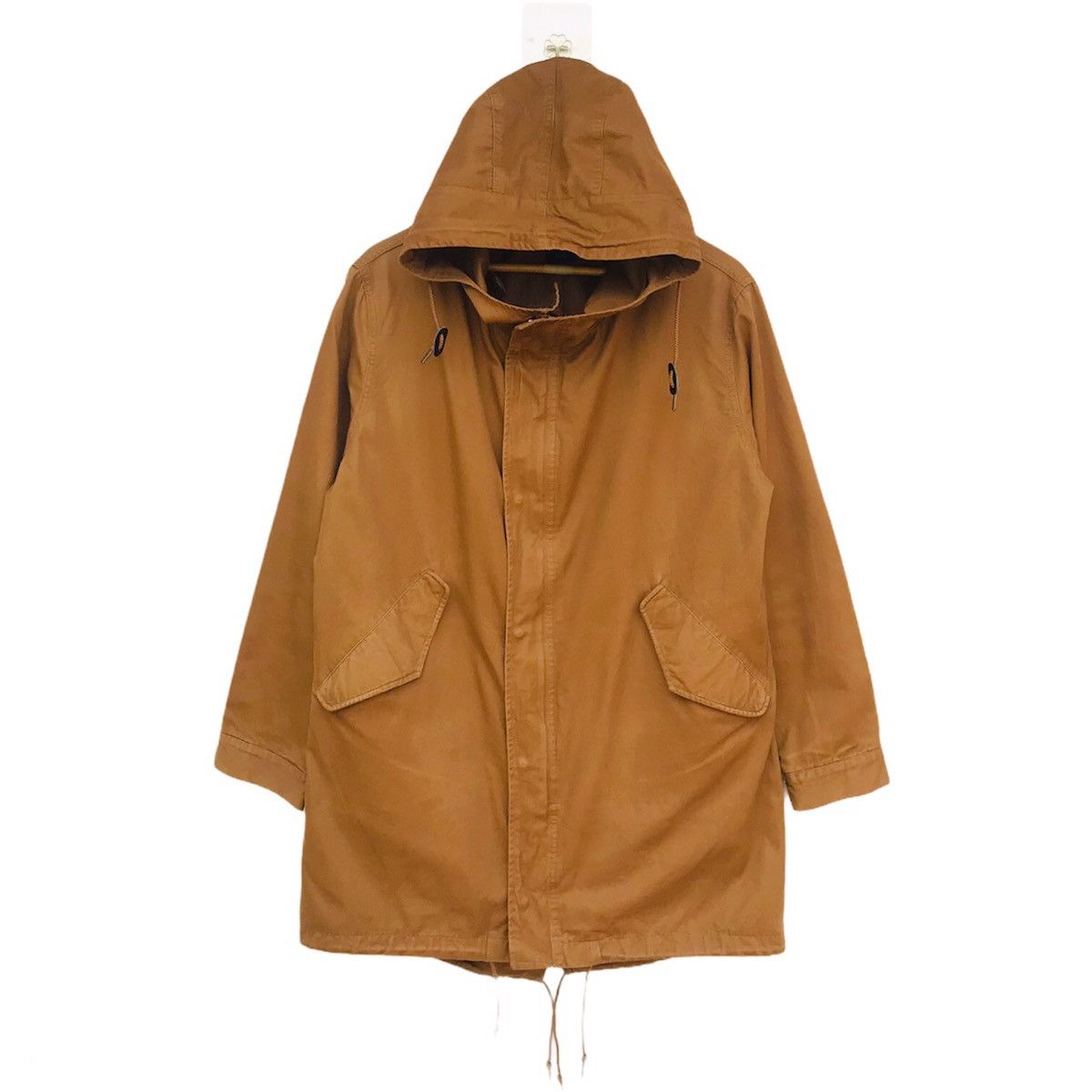 Japanese Brand Back Number brown parka quedrophenia style mods hoodie Size US M / EU 48-50 / 2 - 1 Thumbnail