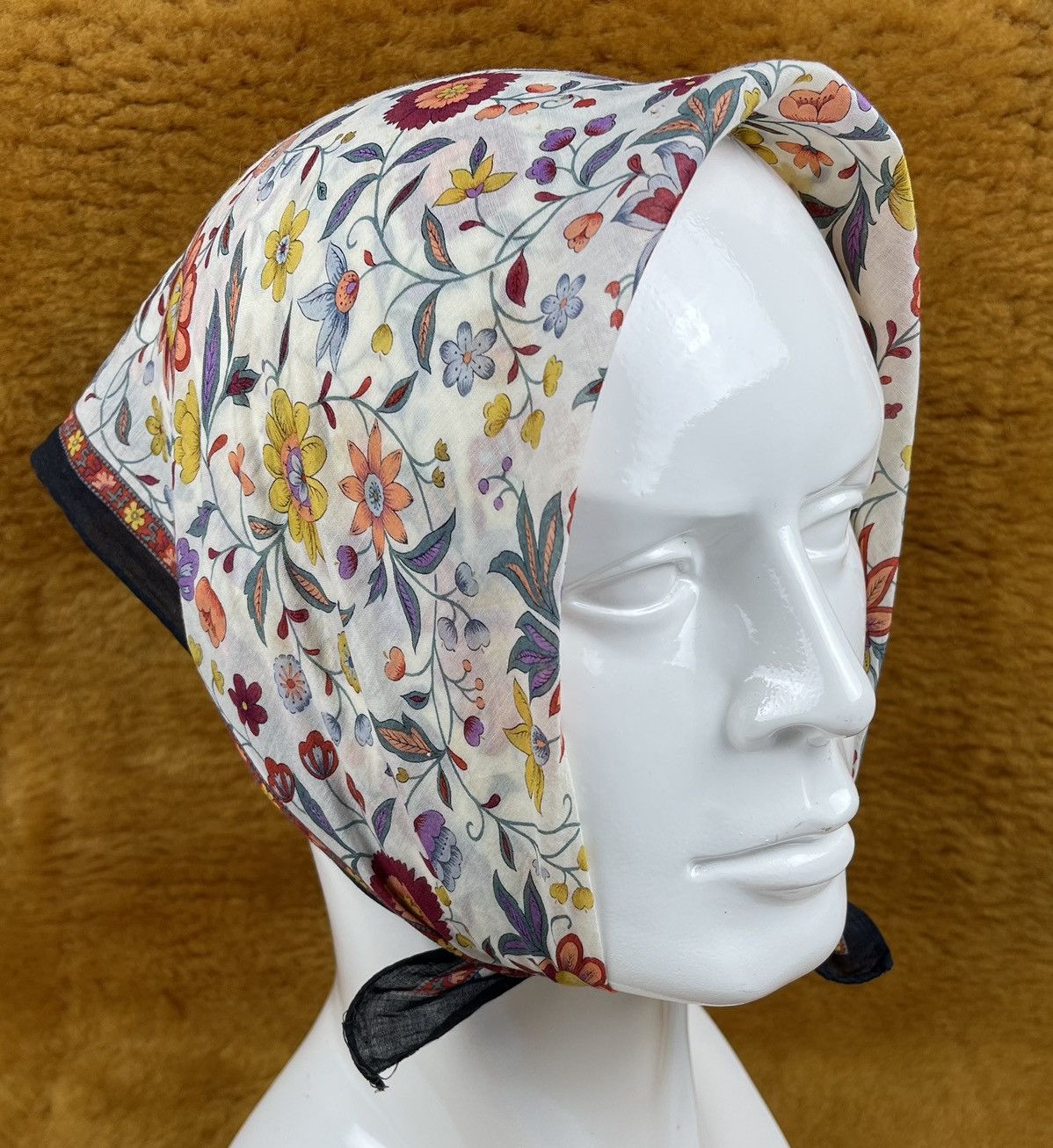 Vintage × Yves Saint Laurent YSL bandana handkerchief neckerchief scarf turban HC0196 Size ONE SIZE - 1 Thumbnail