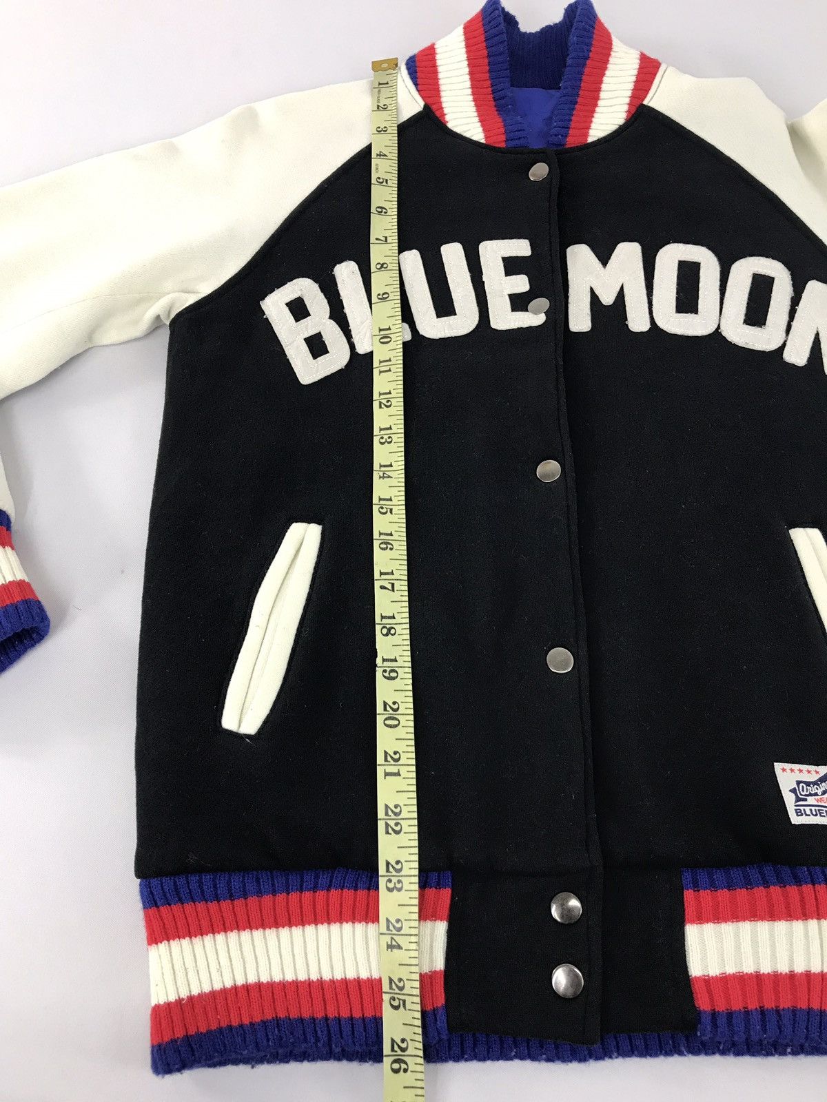 Japanese Brand Vintage Blue Moon SurfStyle Dept Since1993 Varsity Jacket Size US M / EU 48-50 / 2 - 13 Thumbnail