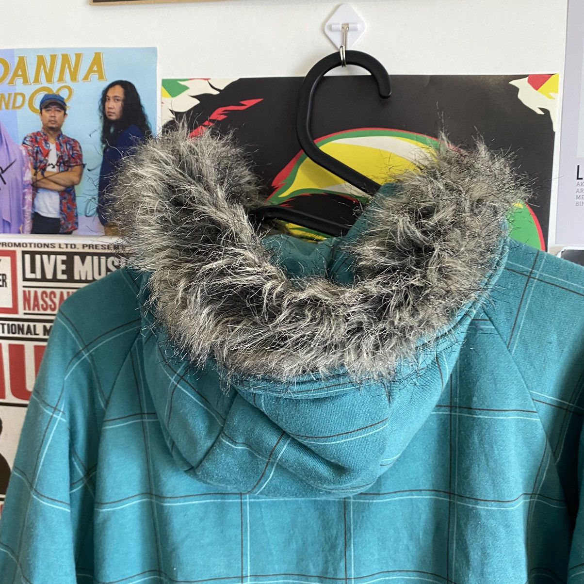 Alphanumeric Vintage Alpha Numeric Green Checkered Hoodie Jacket Size US L / EU 52-54 / 3 - 17 Thumbnail