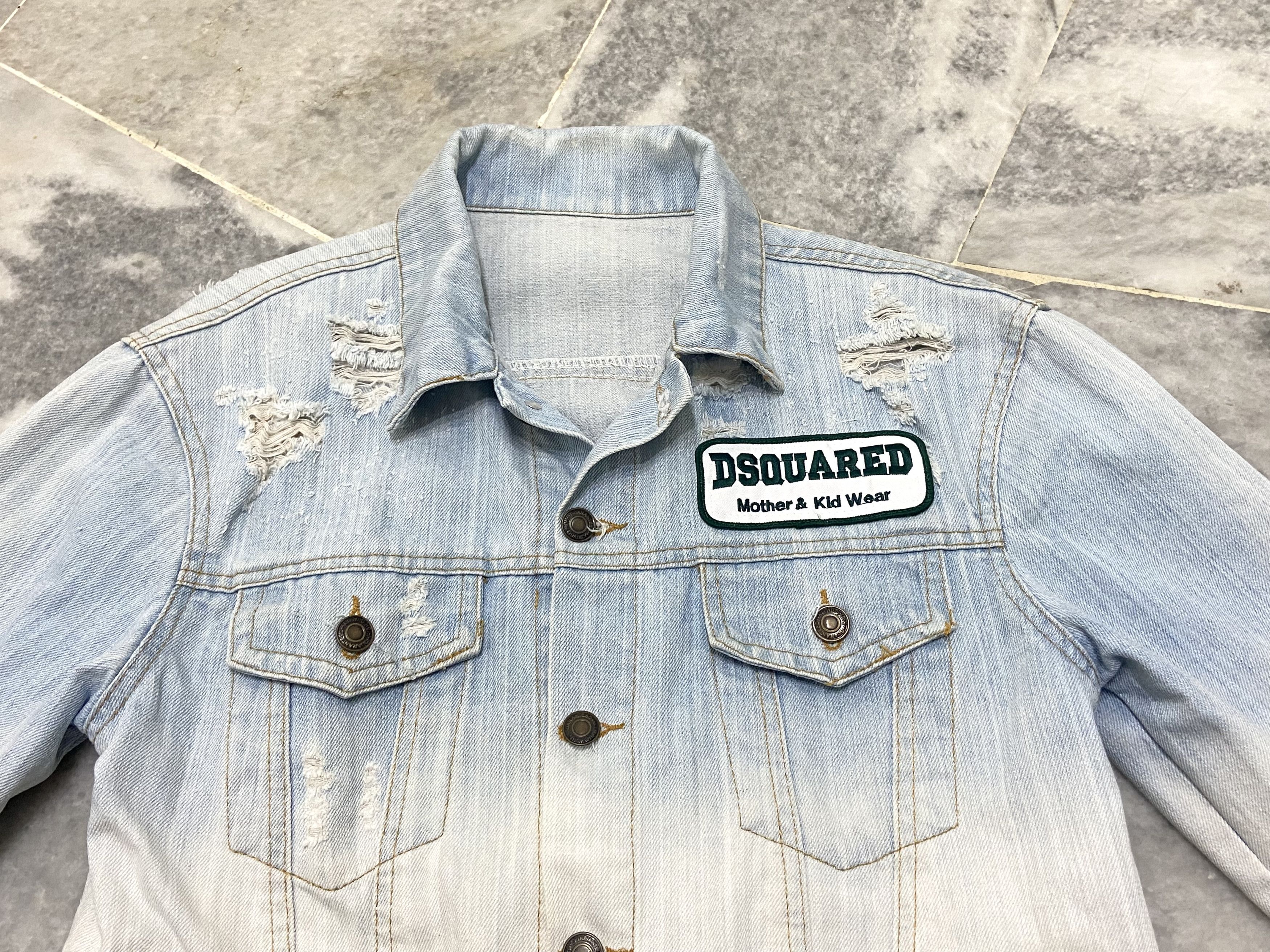 Other Dsquared distressed denim jacket Size US M / EU 48-50 / 2 - 3 Thumbnail