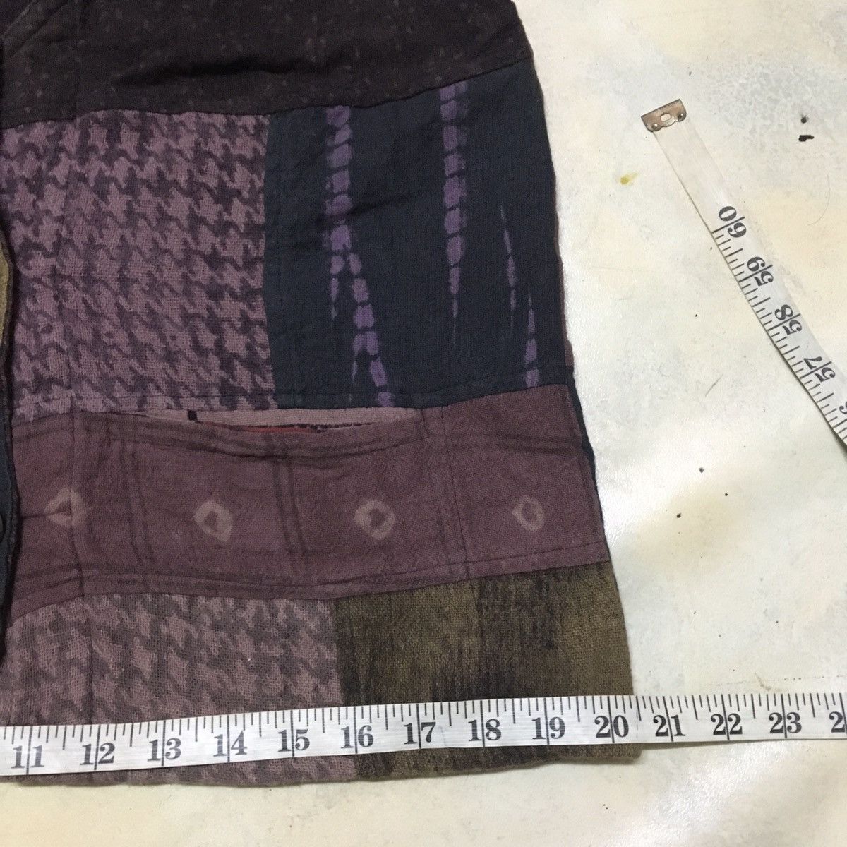 Japanese Brand Japanese Brand Colour Block Patchwork Vest Size US S / EU 44-46 / 1 - 3 Thumbnail