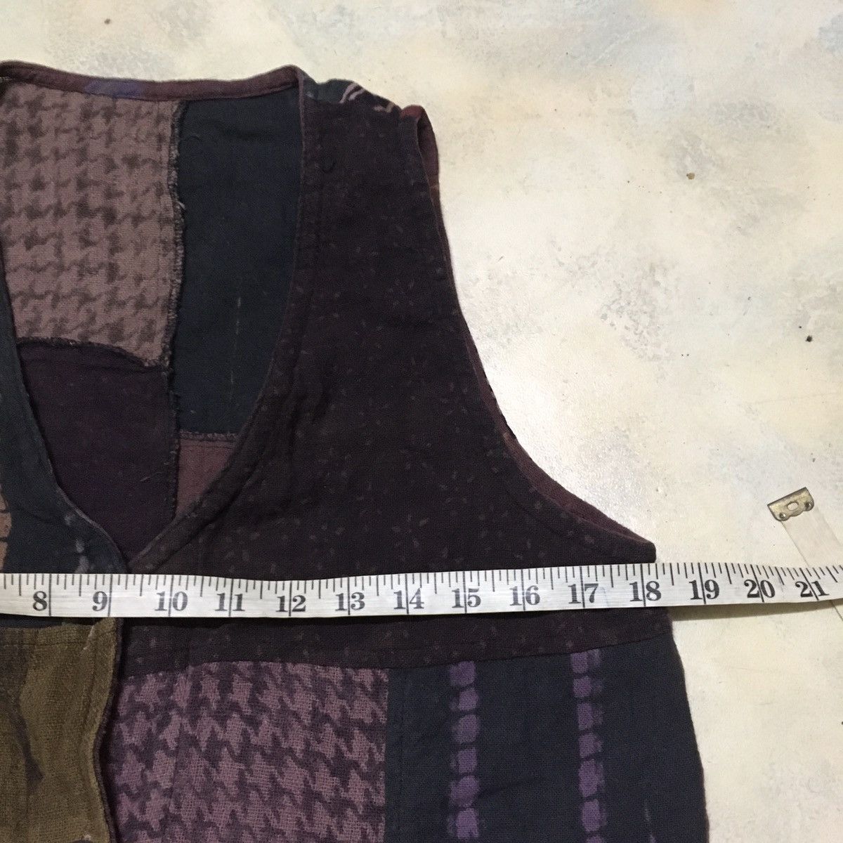 Japanese Brand Japanese Brand Colour Block Patchwork Vest Size US S / EU 44-46 / 1 - 2 Thumbnail