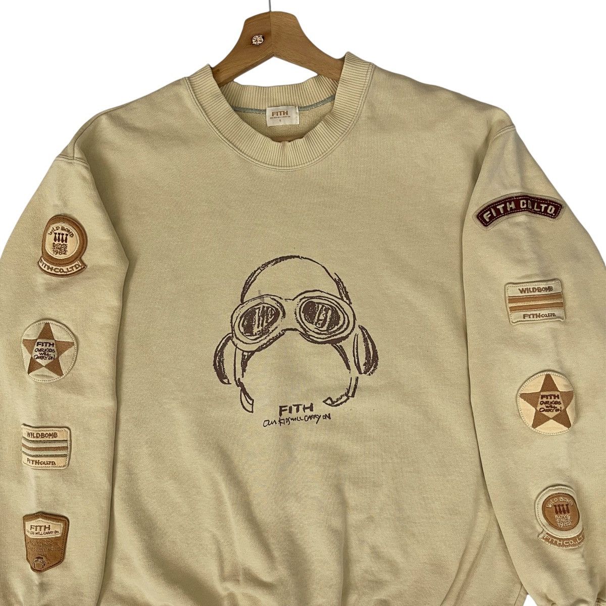 Other Fifty Big Logo Pullover Crewneck Sweatshirt Size M Size US M / EU 48-50 / 2 - 4 Thumbnail