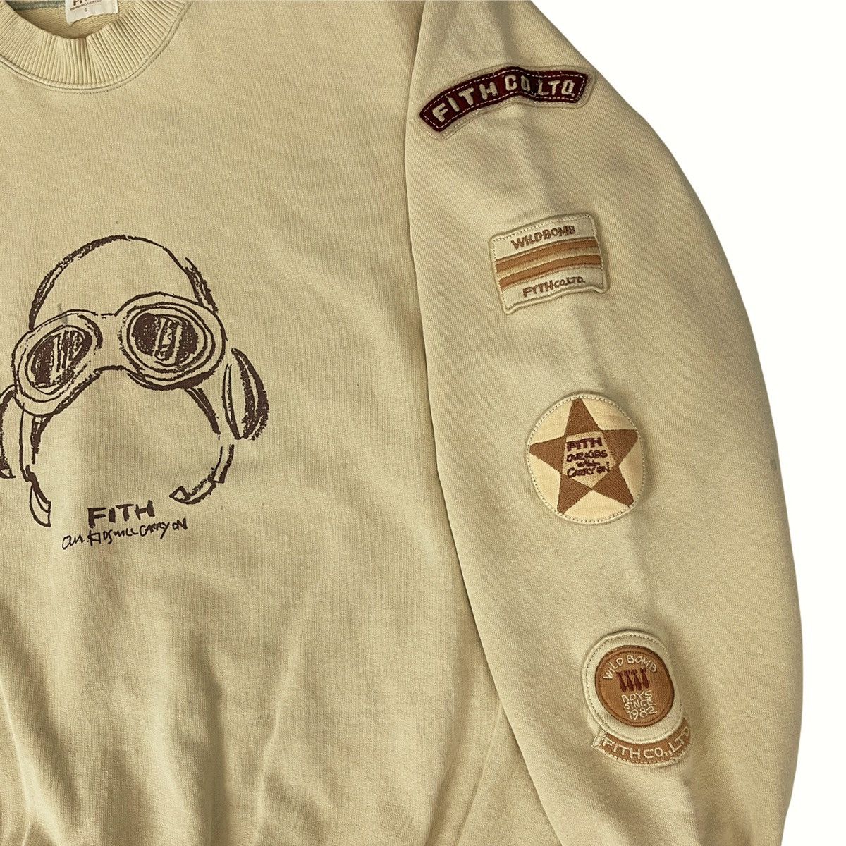 Other Fifty Big Logo Pullover Crewneck Sweatshirt Size M Size US M / EU 48-50 / 2 - 5 Thumbnail