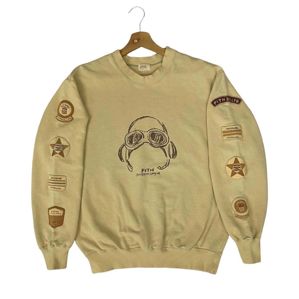 Other Fifty Big Logo Pullover Crewneck Sweatshirt Size M Size US M / EU 48-50 / 2 - 1 Thumbnail