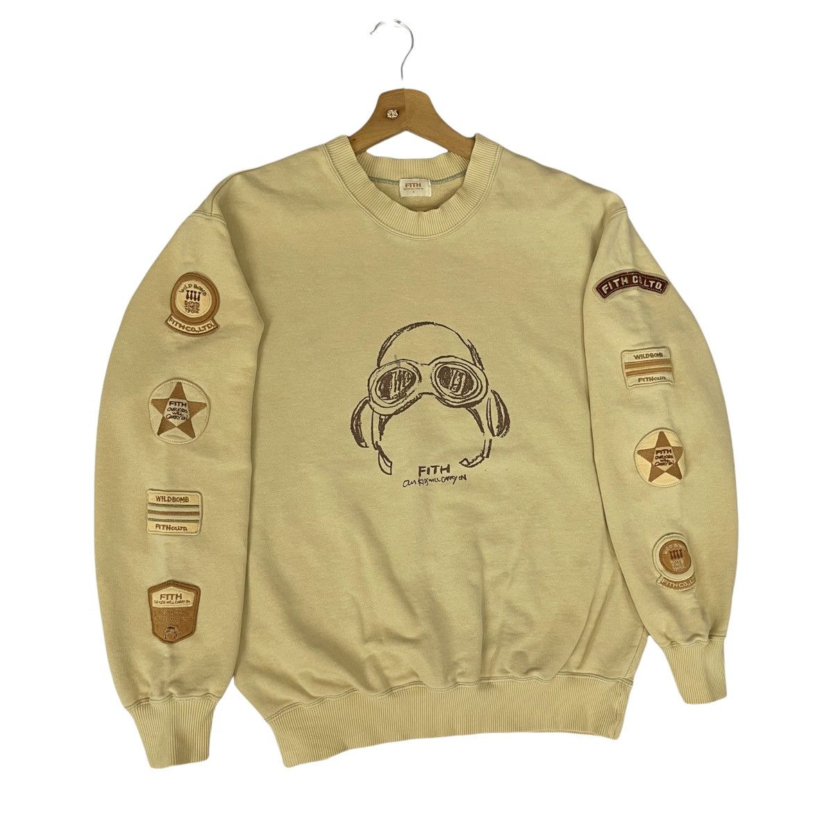 Other Fifty Big Logo Pullover Crewneck Sweatshirt Size M Size US M / EU 48-50 / 2 - 2 Thumbnail