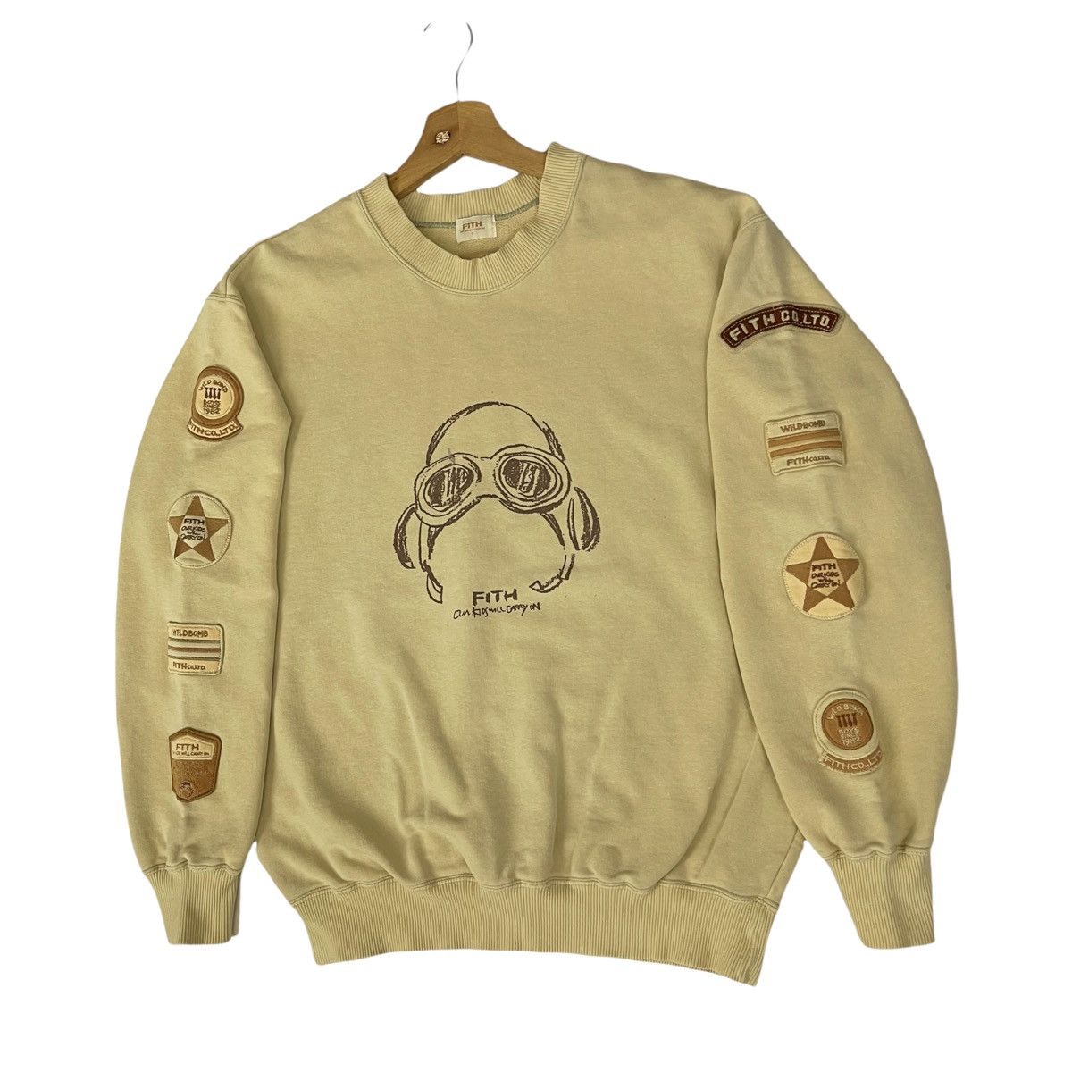 Other Fifty Big Logo Pullover Crewneck Sweatshirt Size M Size US M / EU 48-50 / 2 - 3 Thumbnail