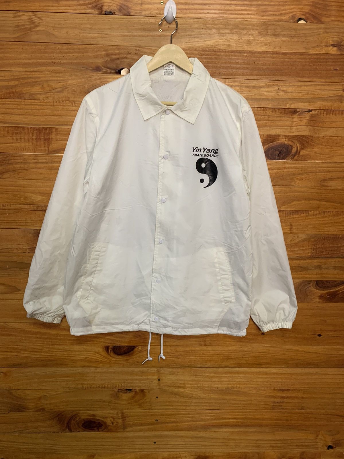 Other Vintage Yin Yang Skateboards Nylon Coach Jacket Size US L / EU 52-54 / 3 - 9 Thumbnail