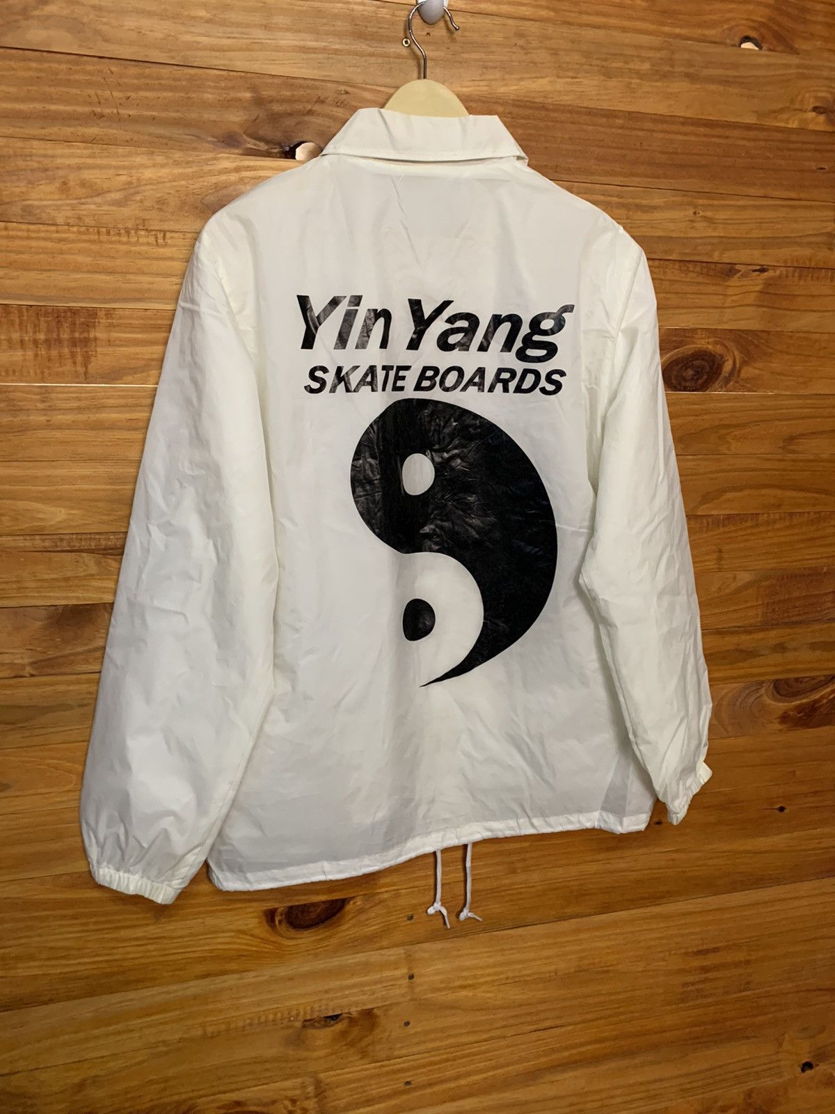 Other Vintage Yin Yang Skateboards Nylon Coach Jacket Size US L / EU 52-54 / 3 - 3 Thumbnail