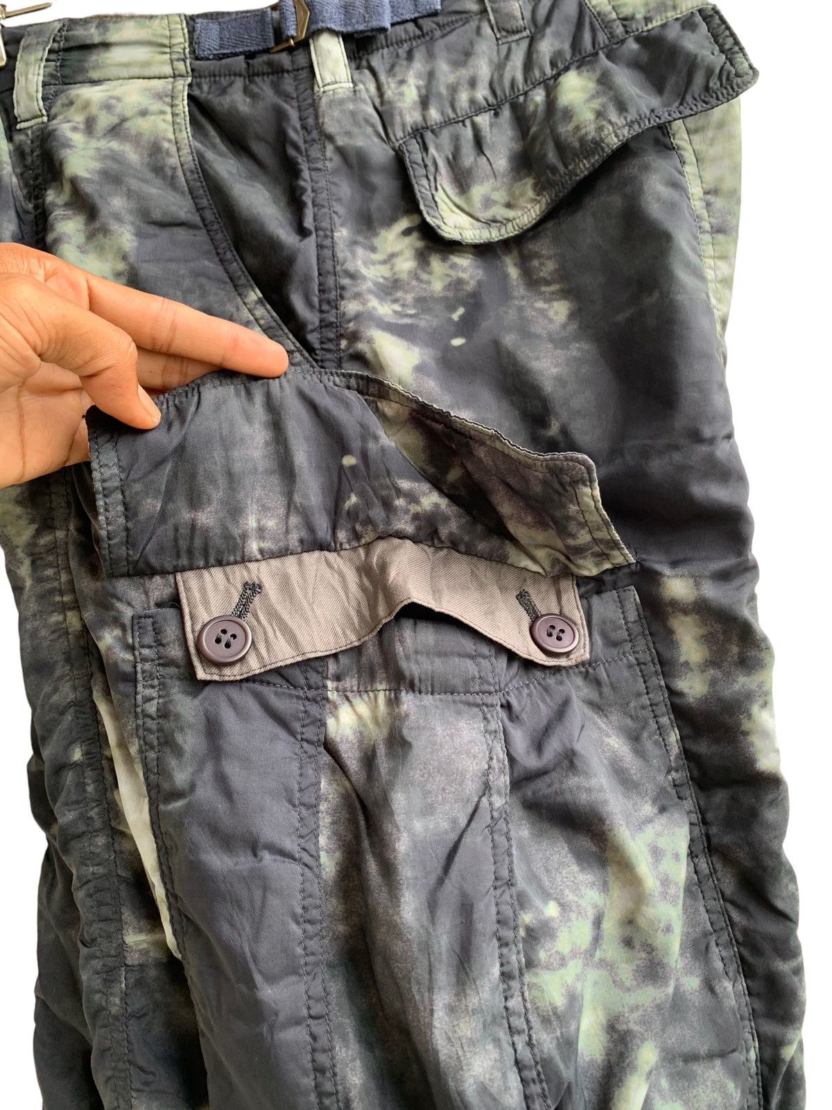 Issey Miyake 🔥Issey Miyake FW 1998 Dyed Nylon Parachute Size US 32 / EU 48 - 10 Thumbnail