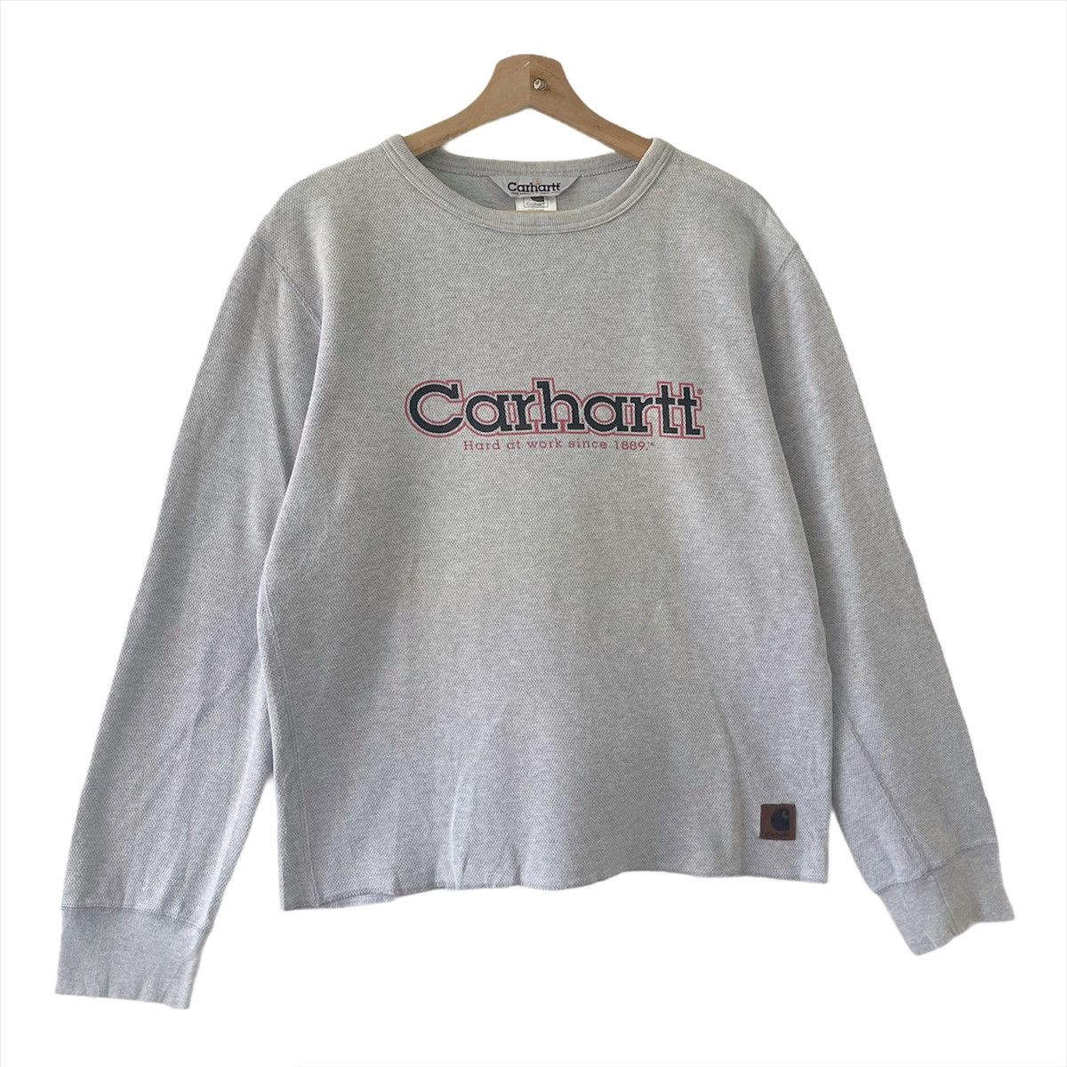 Carhartt Vintage 90s Carhatt Spellout Logo Longsleeve Size M Size US M / EU 48-50 / 2 - 2 Thumbnail