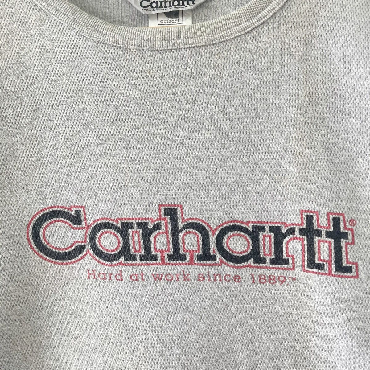 Carhartt Vintage 90s Carhatt Spellout Logo Longsleeve Size M Size US M / EU 48-50 / 2 - 5 Thumbnail