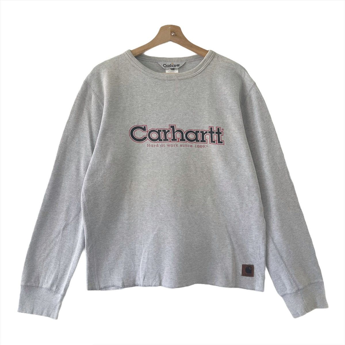 Carhartt Vintage 90s Carhatt Spellout Logo Longsleeve Size M Size US M / EU 48-50 / 2 - 1 Thumbnail