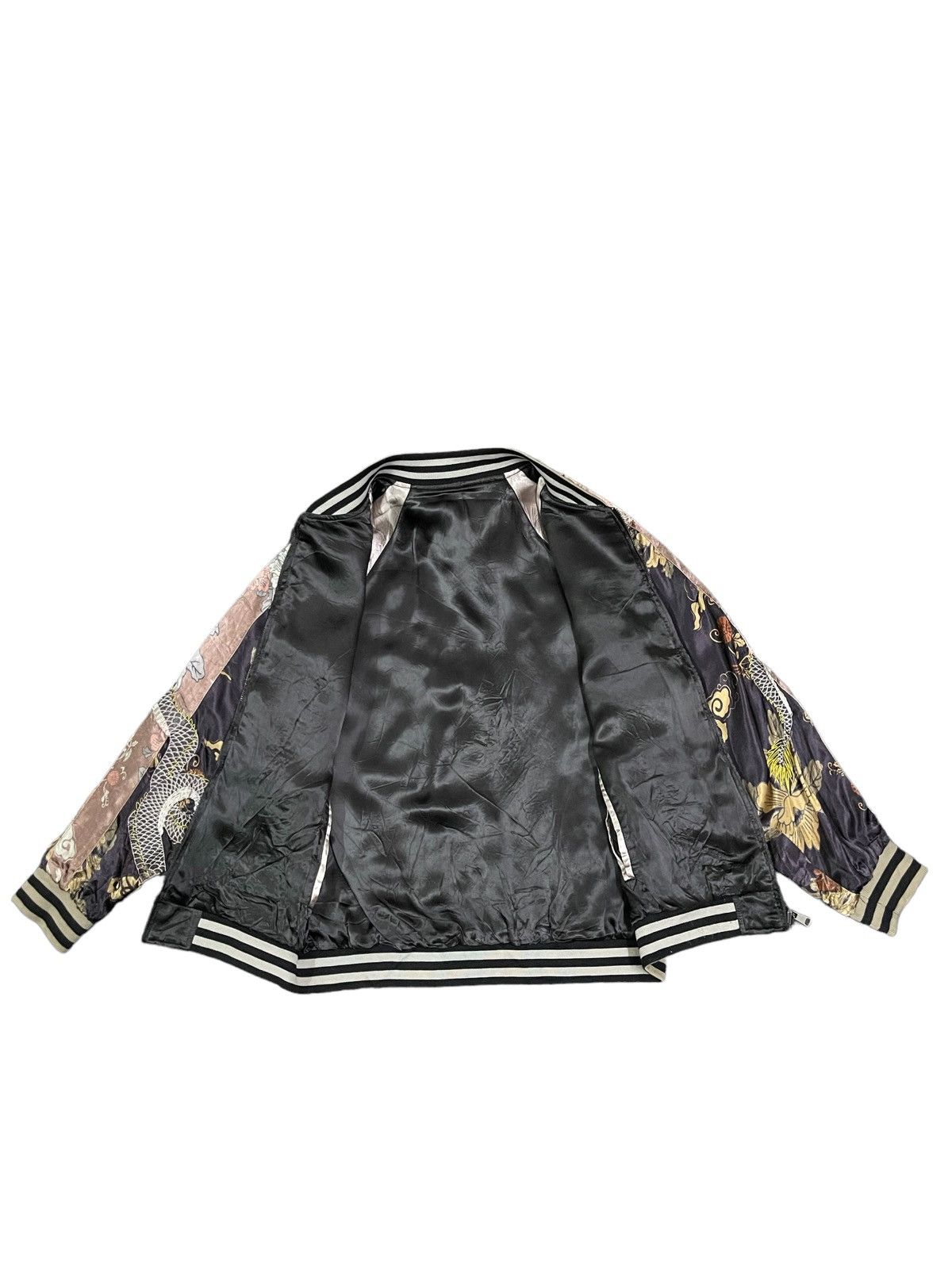 Karakuri Tamashii 🔥Rare🔥 Sukajan X Zara Embroidered Tattoo Art Tiger Dragon Size M / US 6-8 / IT 42-44 - 4 Thumbnail