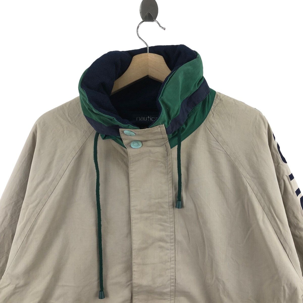 Nautica Vintage NAUTICA Sport Jacket Big Logo Spellout Embroidered Size US M / EU 48-50 / 2 - 2 Thumbnail