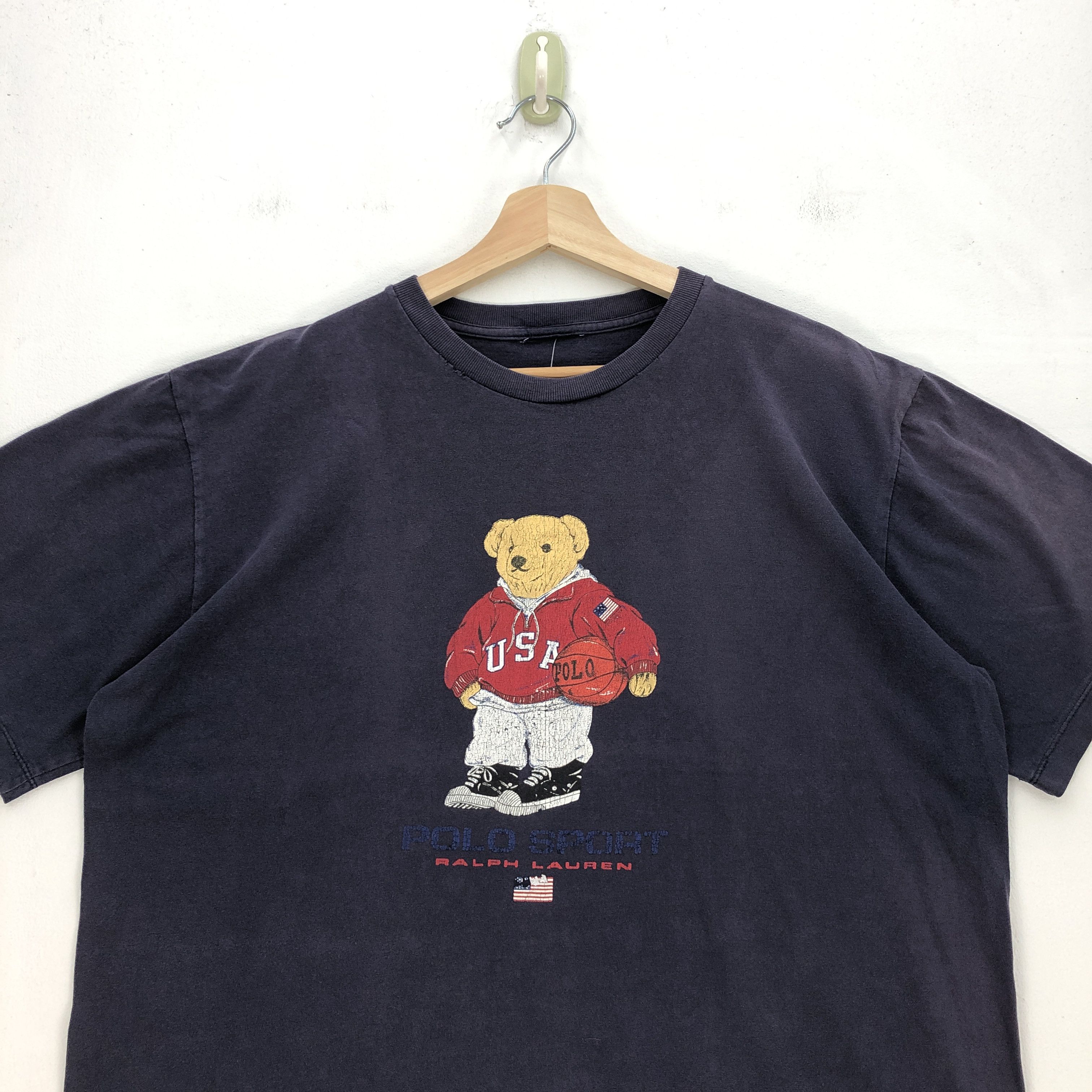 Vintage Polo Ralph Lauren T Shirt Vintage Polo Bear Tees