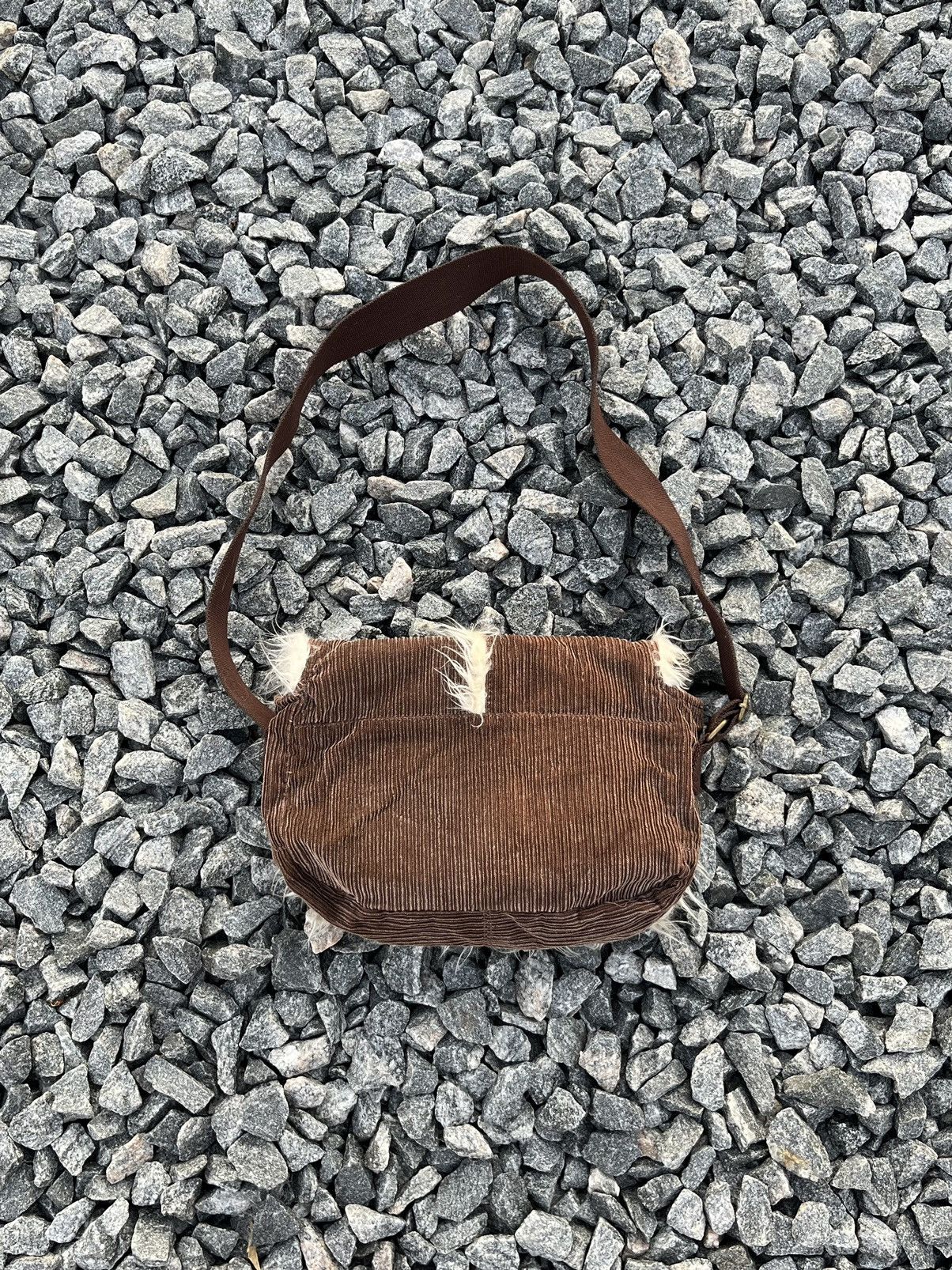 Japanese Brand very rare corduroy bag with wool elements Size ONE SIZE - 6 Thumbnail