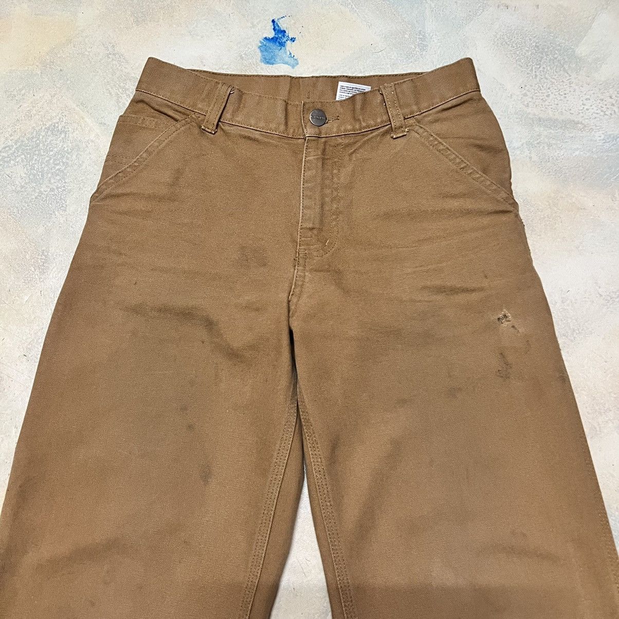 Carhartt Carhartt Carpenter Pants Distressed Size US 27 - 3 Thumbnail