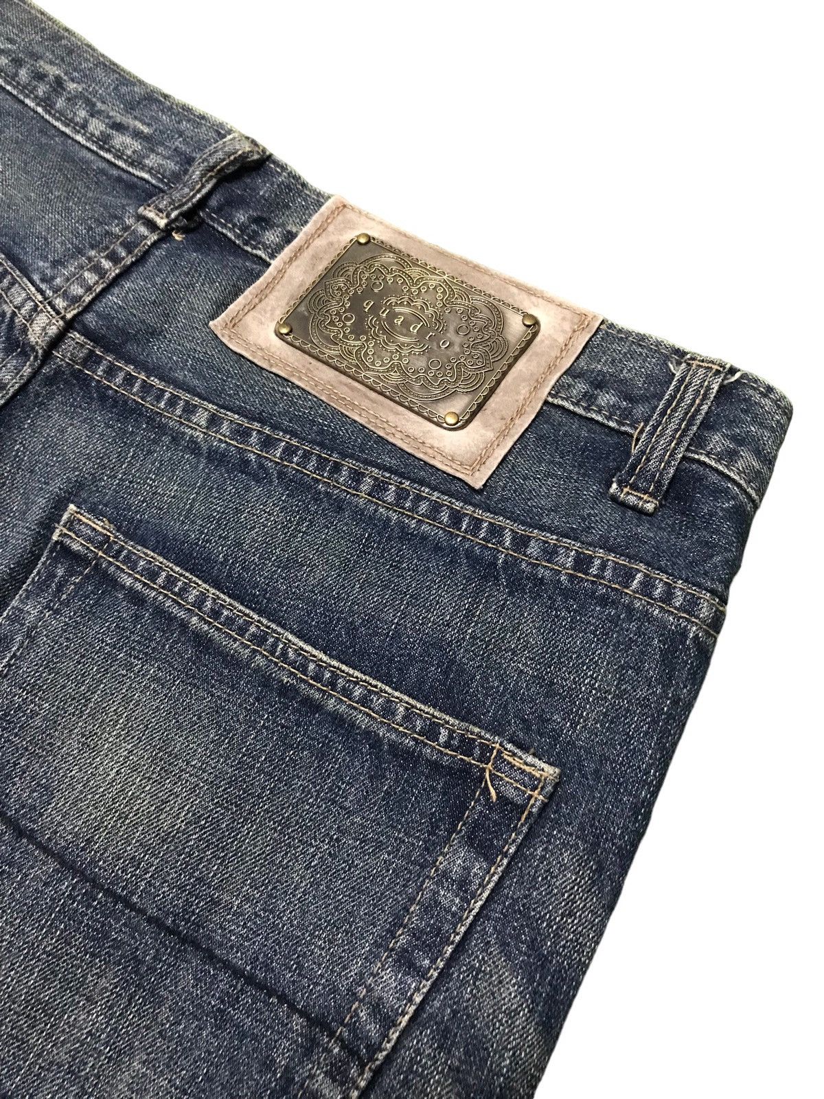 Japanese Brand QUADRO Japanese Brand Sukajan Eagle Embroidered Denim Jeans Size US 36 / EU 52 - 11 Thumbnail