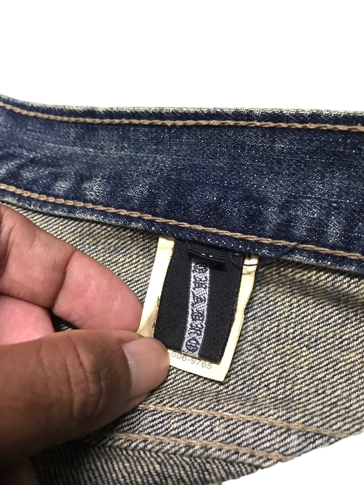 Japanese Brand QUADRO Japanese Brand Sukajan Eagle Embroidered Denim Jeans Size US 36 / EU 52 - 5 Thumbnail