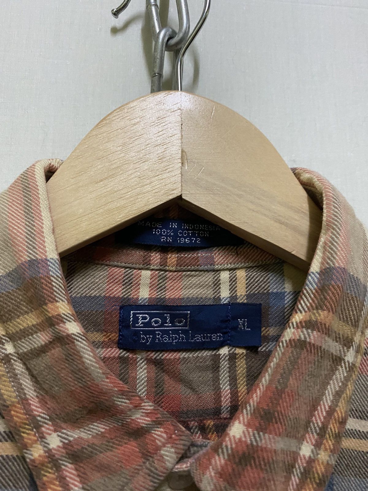 Polo Ralph Lauren Polo by Ralph Lauren Flannel Shirt Size US XL / EU 56 / 4 - 5 Thumbnail