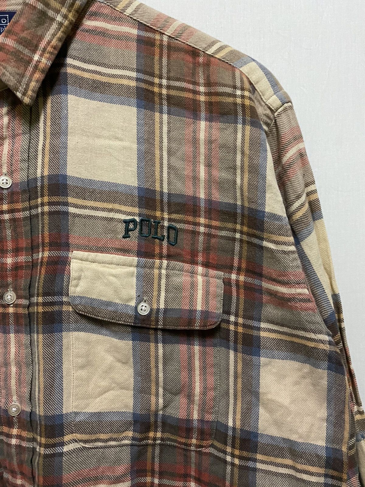 Polo Ralph Lauren Polo by Ralph Lauren Flannel Shirt Size US XL / EU 56 / 4 - 3 Thumbnail