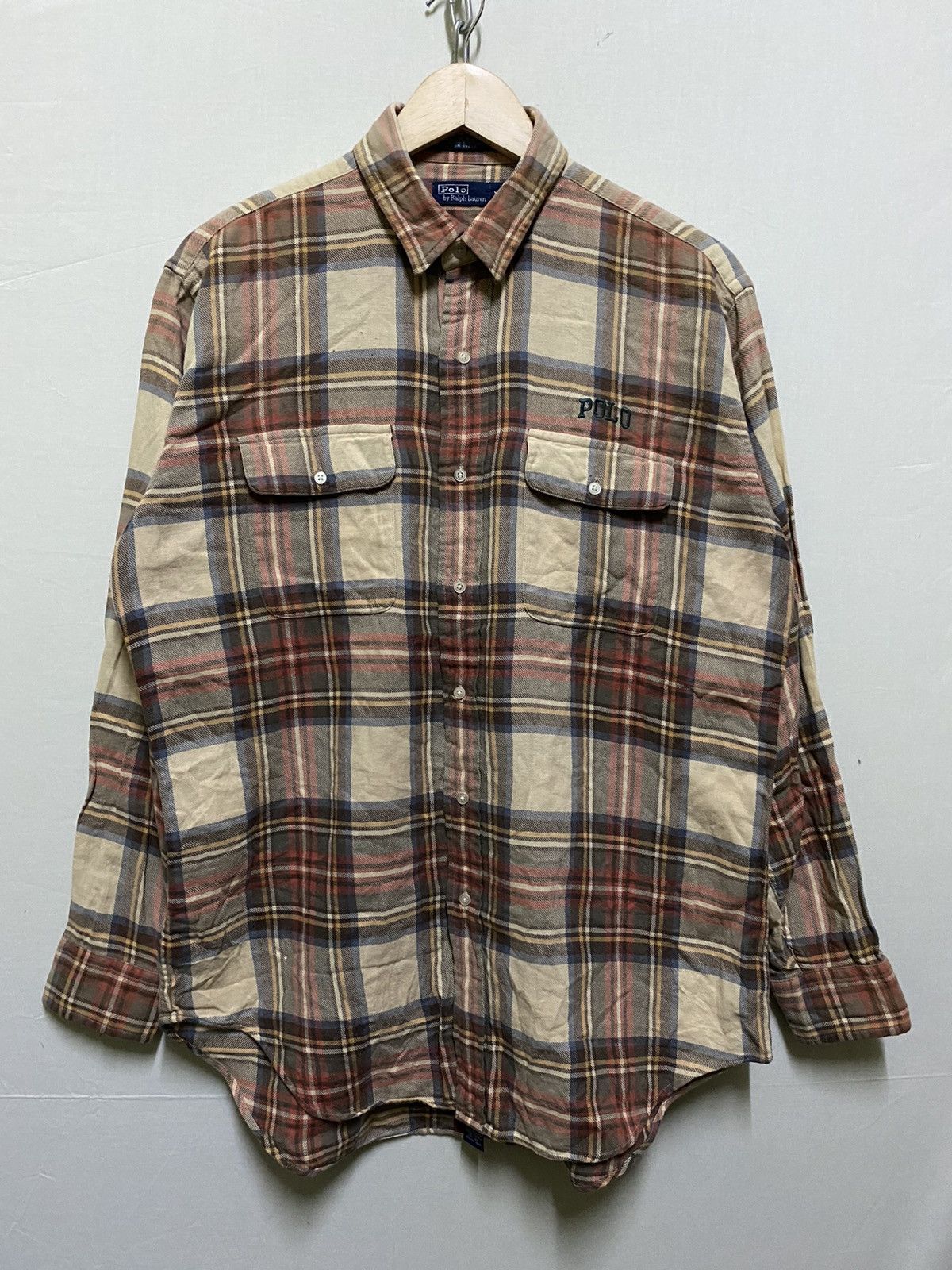 Polo Ralph Lauren Polo by Ralph Lauren Flannel Shirt Size US XL / EU 56 / 4 - 1 Thumbnail