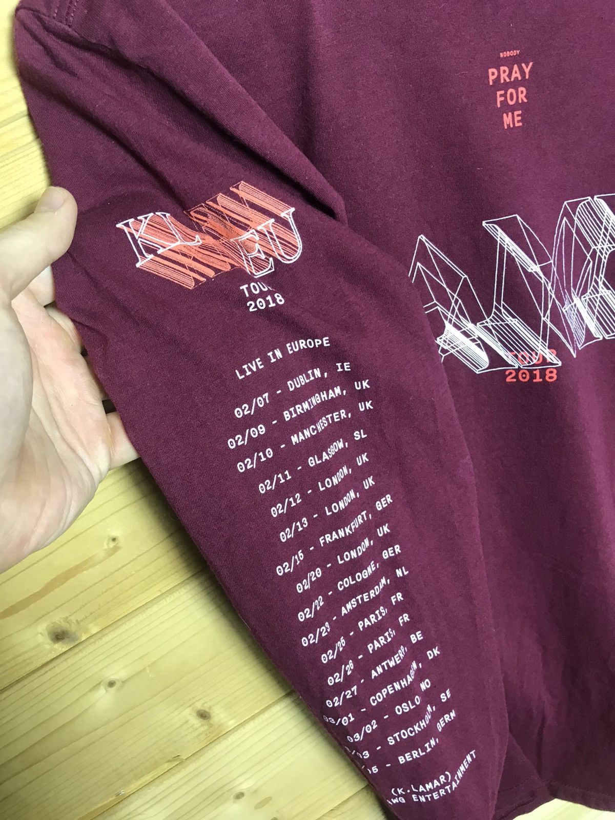 Band Tees Kendrick Lamar Damn 2018 tour shirt Size US S / EU 44-46 / 1 - 4 Thumbnail