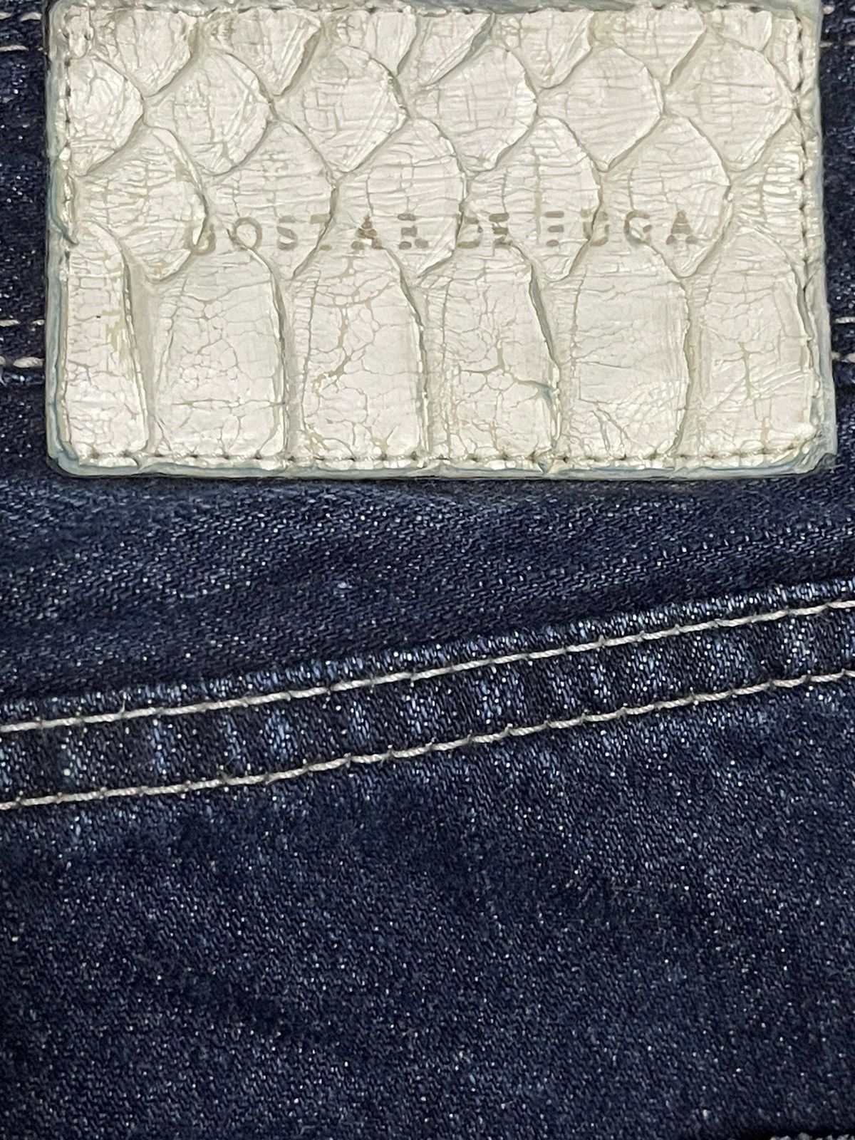 GOSTAR DE FUGA Vintage Japanese Gostar De Fuga Blue Wash Distressed Jeans Size US 29 - 7 Thumbnail