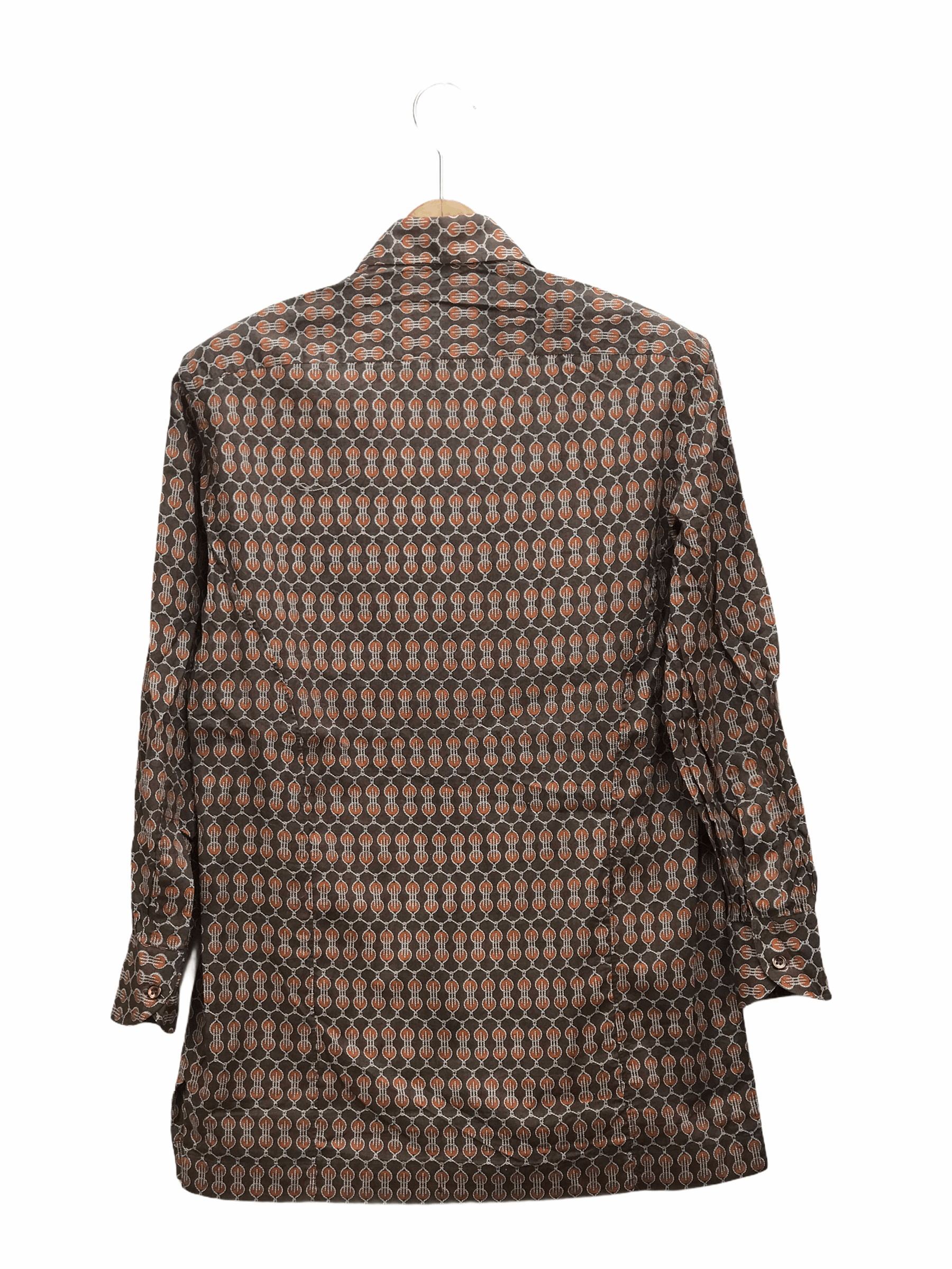 Hermes VINTAGE HERMES RARE DESIGN SHIRT Size US S / EU 44-46 / 1 - 2 Thumbnail