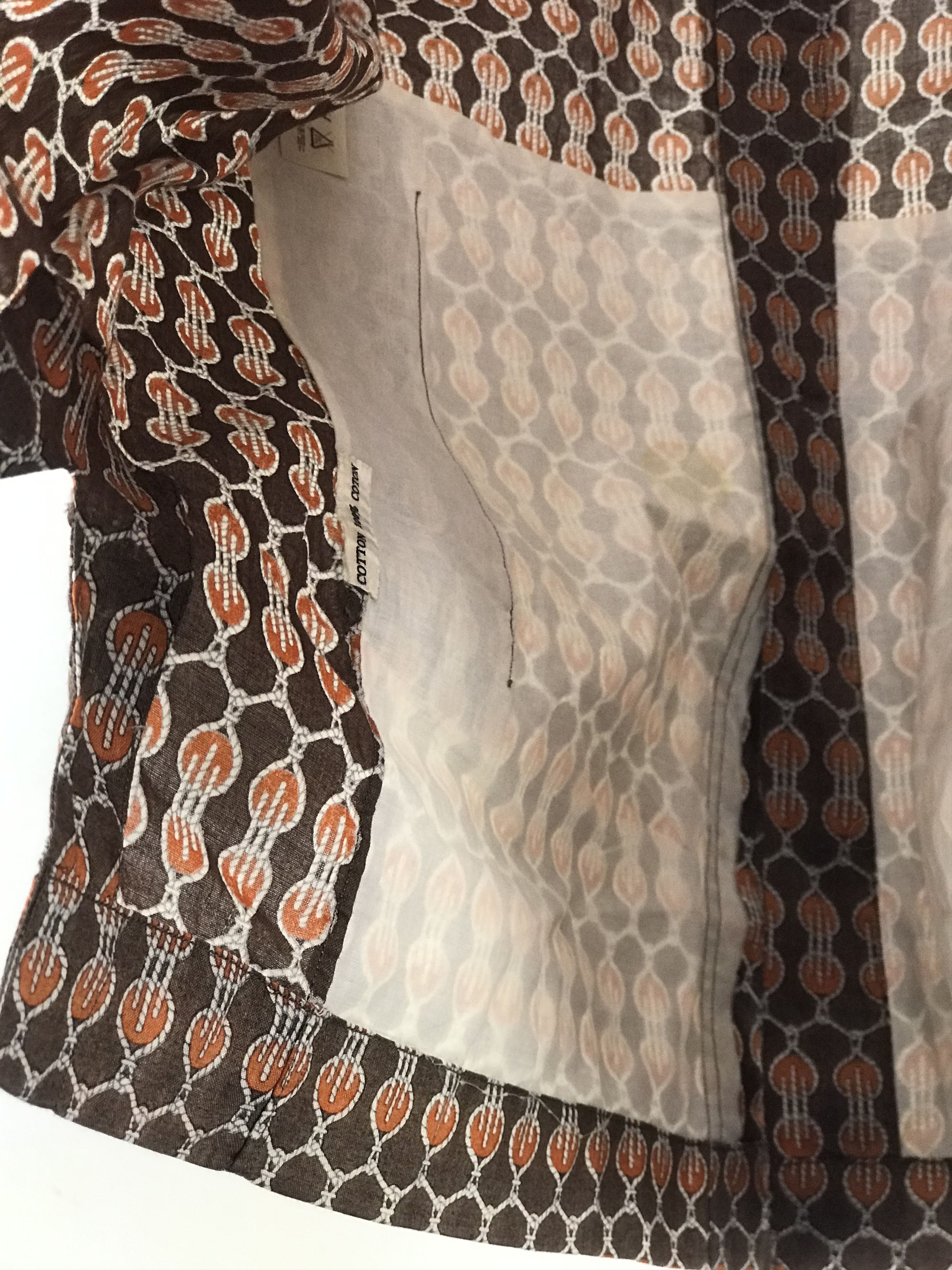 Hermes VINTAGE HERMES RARE DESIGN SHIRT Size US S / EU 44-46 / 1 - 8 Thumbnail