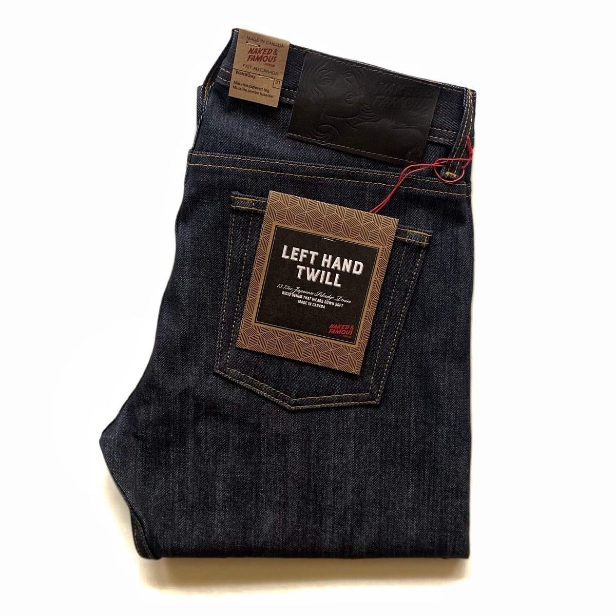 image of Naked Famous NWT Naked & Famous Denim Weird Guy Left Hand Twill Selvedge in Blue, Men's (Size 33)