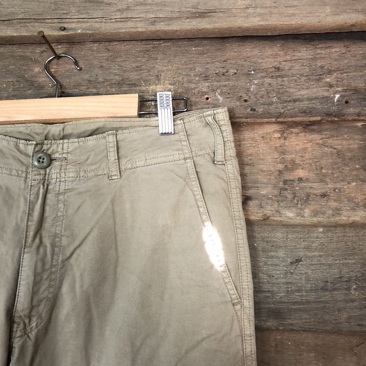 Japanese Brand DLL Uniqlo Brown Cargo Multipocket Pants #1501 Size US 32 / EU 48 - 7 Thumbnail