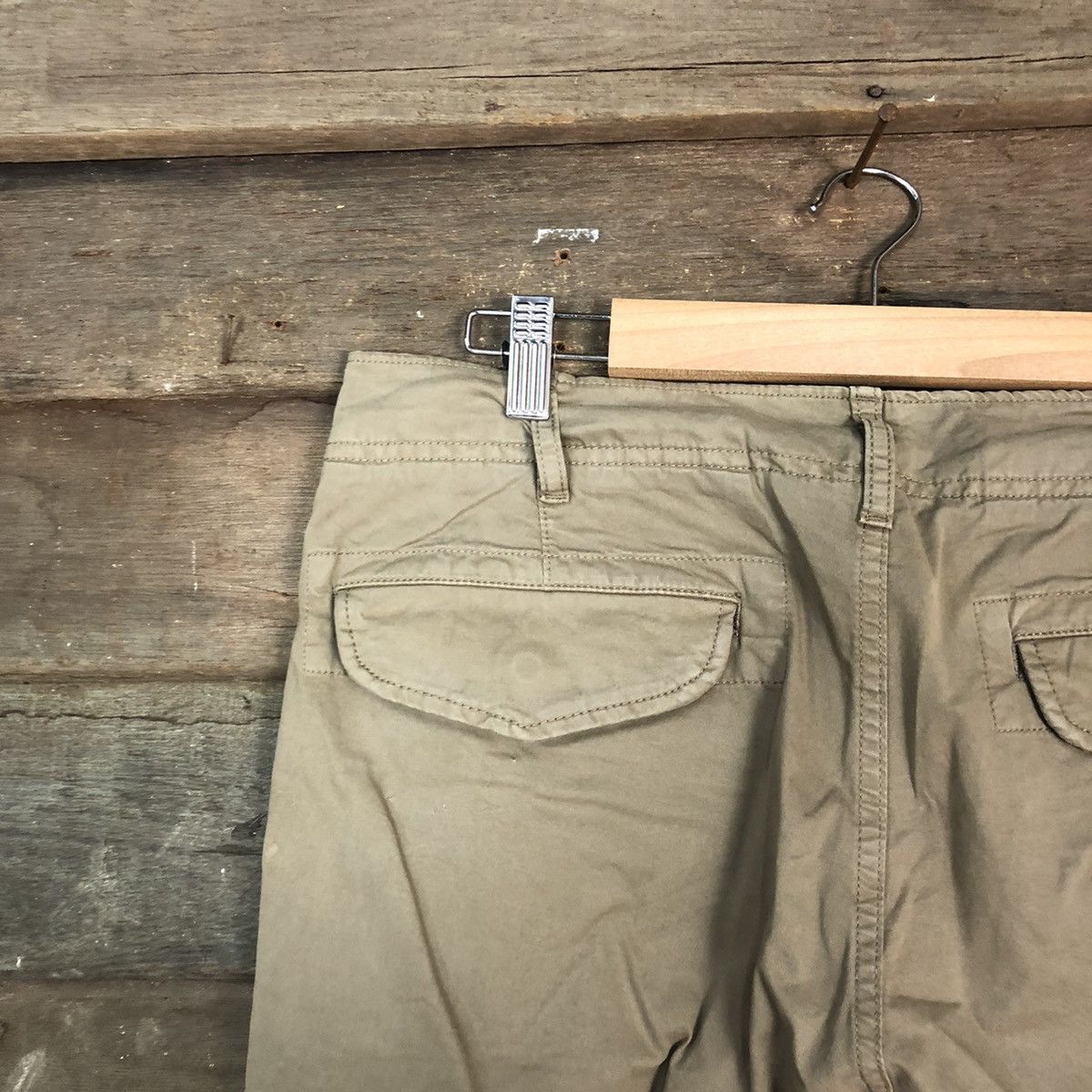 Japanese Brand DLL Uniqlo Brown Cargo Multipocket Pants #1501 Size US 32 / EU 48 - 11 Thumbnail