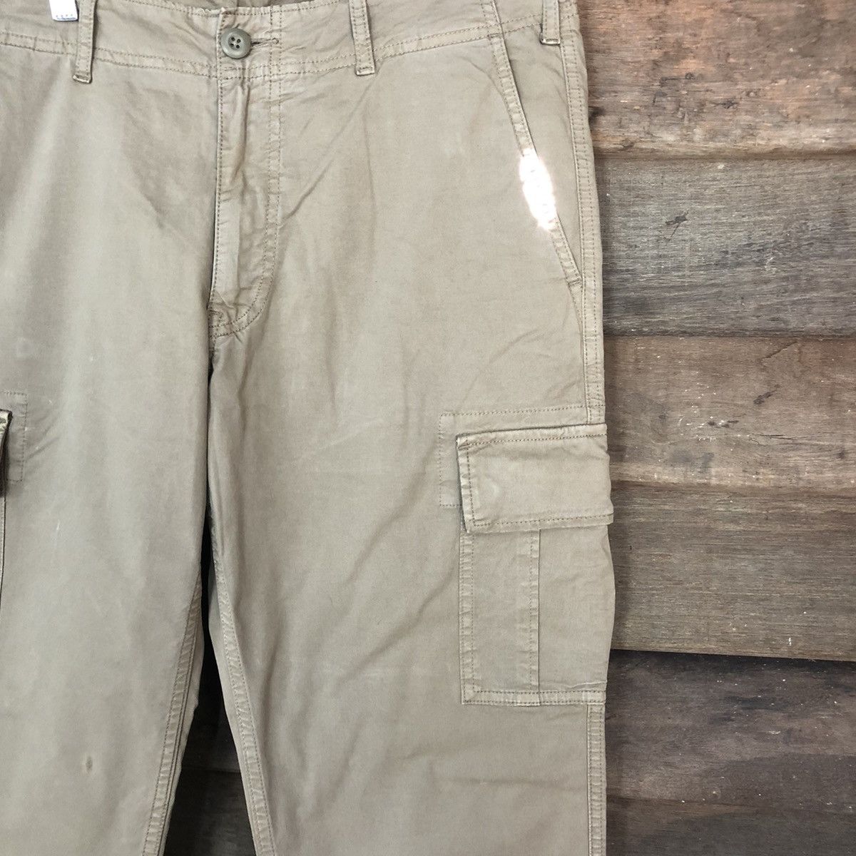 Japanese Brand DLL Uniqlo Brown Cargo Multipocket Pants #1501 Size US 32 / EU 48 - 5 Thumbnail