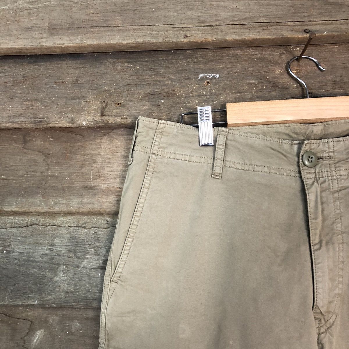 Japanese Brand DLL Uniqlo Brown Cargo Multipocket Pants #1501 Size US 32 / EU 48 - 6 Thumbnail