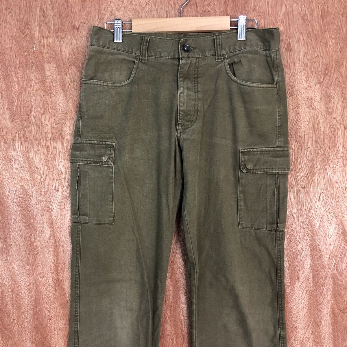 Japanese Brand DL Japan Brown utility Multipocket Cargo Pants #c756 Size US 30 / EU 46 - 2 Thumbnail