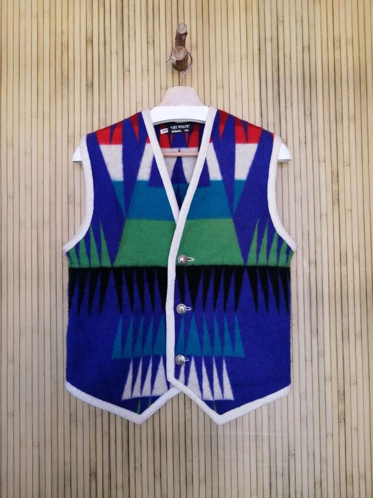 Vintage Vintage CRY WOLFE Wool Vest Size US S / EU 44-46 / 1 - 5 Thumbnail