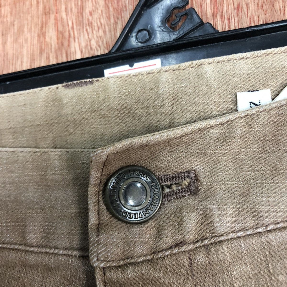 Japanese Brand DL Seeze Brown bootcut utility Multipocket Cargo Pants #1774 Size 27" / US 4 / IT 40 - 7 Thumbnail