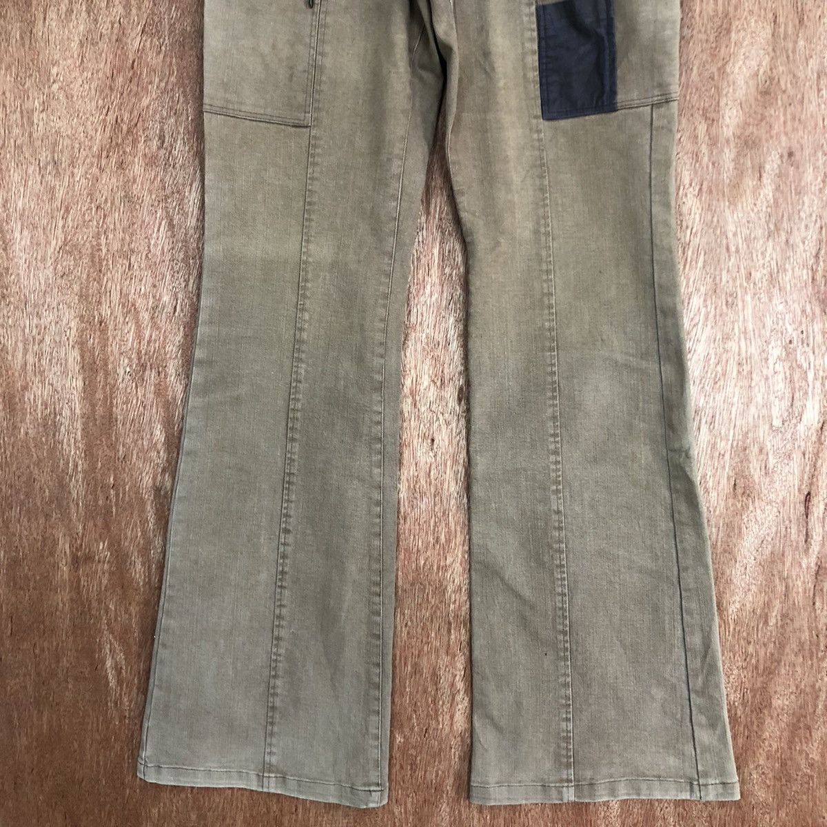 Japanese Brand DL Seeze Brown bootcut utility Multipocket Cargo Pants #1774 Size 27" / US 4 / IT 40 - 3 Thumbnail