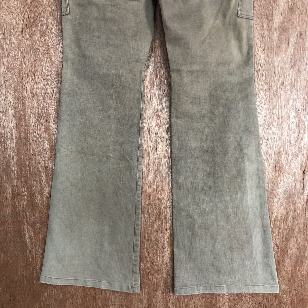 Japanese Brand DL Seeze Brown bootcut utility Multipocket Cargo Pants #1774 Size 27" / US 4 / IT 40 - 11 Thumbnail