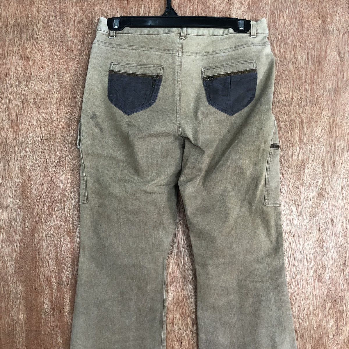Japanese Brand DL Seeze Brown bootcut utility Multipocket Cargo Pants #1774 Size 27" / US 4 / IT 40 - 10 Thumbnail