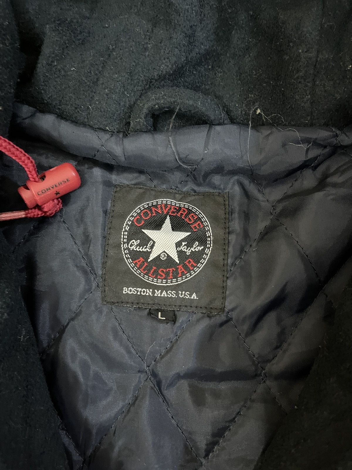 Converse × Vintage Vintage converse fleece jacket winter jacket Size US L / EU 52-54 / 3 - 8 Thumbnail