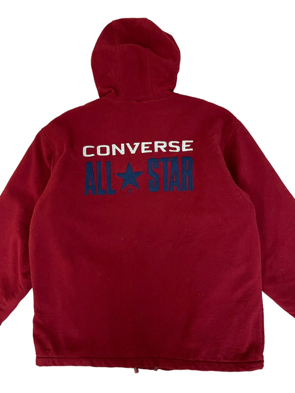 Converse × Vintage Vintage converse fleece jacket winter jacket Size US L / EU 52-54 / 3 - 6 Thumbnail