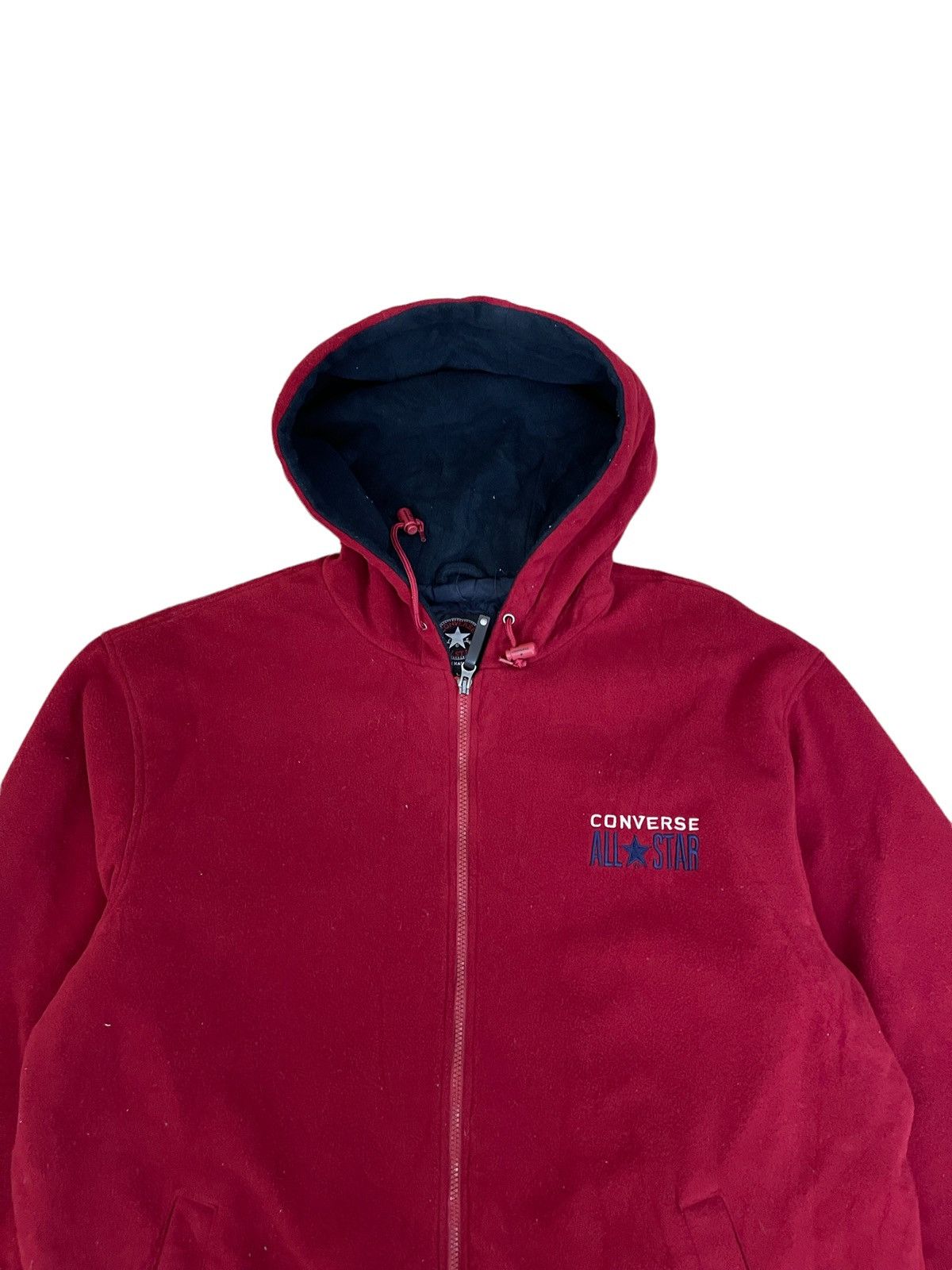 Converse × Vintage Vintage converse fleece jacket winter jacket Size US L / EU 52-54 / 3 - 5 Thumbnail