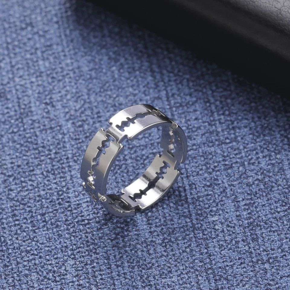 Jewelry Creative Handmade Blade Ring Size ONE SIZE - 2 Thumbnail